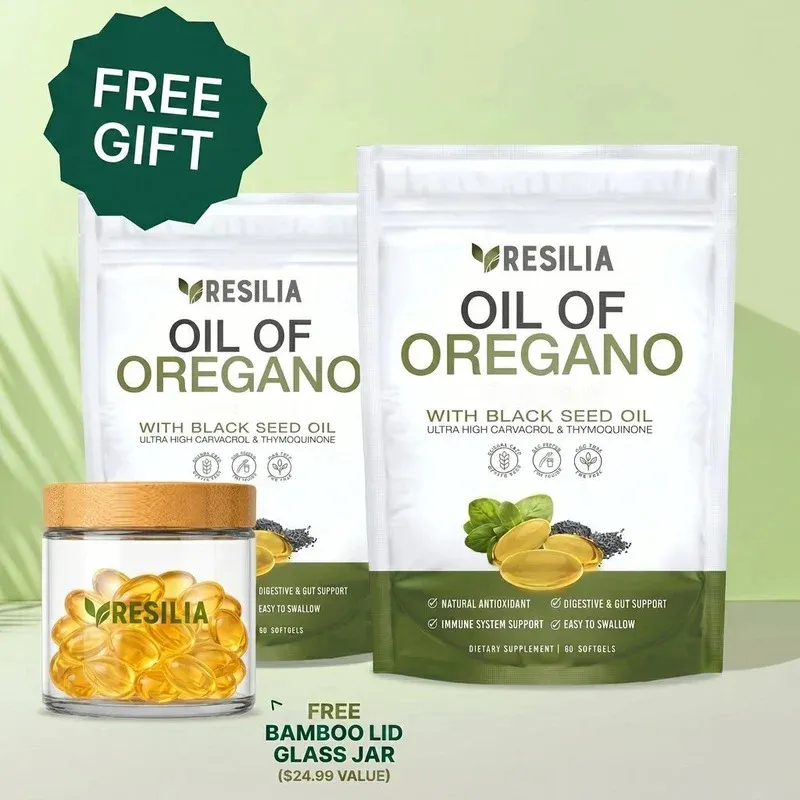 A Calmer Gut Starts Here - Resilia Oil Of Oregano Softgels
